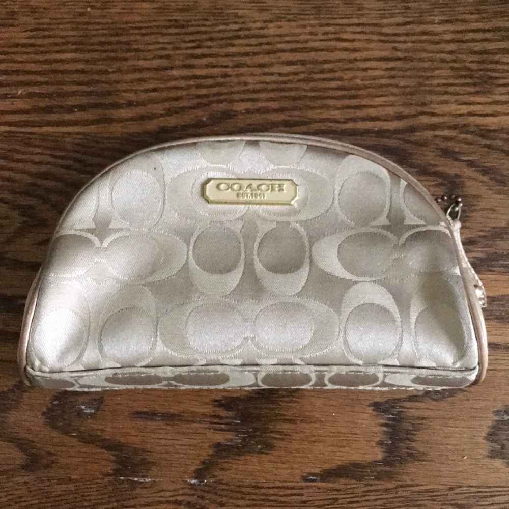 Coach Hand Purse/Cosmetic Case